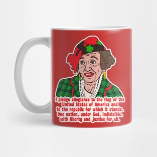 Pledge of Allegiance - Aunt Bethany Christmas Vacation Quote Mug